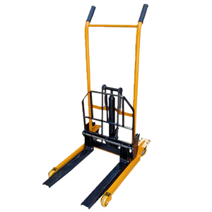 מלגזה מיני הידראולית ידנית 200 ק\\\"ג 400 ק\\\"ג, מלגזה מיני הידראולית ניידת, מלגזת משטחים ניידת - Product Image 2