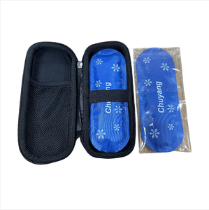 Estuche de viaje portátil con cierre de cremallera y aislamiento de EVA resistente, almacenamiento clásico de estilo lujoso para medicamentos para diabéticos, paquetes de hielo - Product Image 3