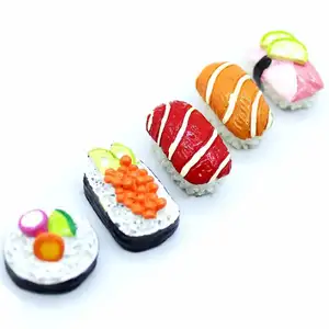 High Quality Resin fridge magnet Cake Sushi resin diy crafts flatback With Customized Design