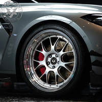 Rines Forjados Personalizados Viaol de 2 Piezas, 18 19 20 21 Pulgadas, Borde Pulido Profundo, Compatibles con BMW M2 M3 M4 M5 Audi RS Porsche 911
