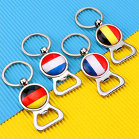 Ouvre-bouteille en métal à sublimation personnalisée Cadeaux Porte-clés Ouvre-bière Porte-clés avec logo Ouvre-bouteille en métal Porte-clés