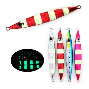 MISTER JIGGING Metal Jig Lure Wholesale 250g 300g Glow Sinking Deep Sea Glow Best Fishing Jig Saltwater