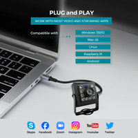 IMX462 Starlight 2MP Caméra USB à vision nocturne infrarouge 850NM 940NM 1080P 30fps Plug and Play