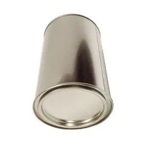 High Quality 1000ml -5000 Ml Food Grade Tinplate Round Cans Milk Powder Round Tin Cans