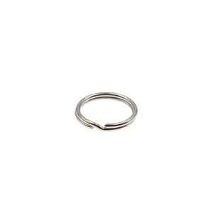 Cincin Kunci Kecil 9/16 ", Cincin Kunci Terpisah 15Mm, Konektor Cincin Gantungan Kunci Kuat