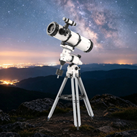 Kits de briques MOC pour télescope astronomique créatif inspiré des films d'animation, conteneur de briques DIY, jouets de construction pour enfants MOC1707