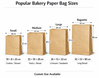 Sacs en papier jetables personnalisés pour la restauration rapide, imprimés sur mesure, résistants à la graisse, pour poulet frit, sacs SOS pour restaurant HONPAK