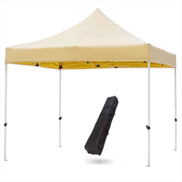 Tentes pop-up en acier personnalisées 10x10 10x15ft tente d'auvent publicitaire pour les événements d'affichage de salon commercial en plein air