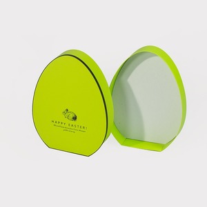 กล่องบรรจุภัณฑ์รูปไข่สีเขียวลายกระต่าย สำหรับบรรจุของขวัญเทศกาลอีสเตอร์ สามารถปรับแต่งได้ตามความต้องการ - Product Image 3