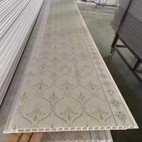Prix le plus bas Marbre Verrouillage Faux Plafond Conception Coloré Intérieur Pvc Panneau Mural