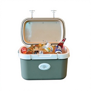 Glacière isotherme en PE rotomoulé de 20L et 9L avec logo personnalisé, vente en gros, rétention de glace pendant 5 jours, stockage alimentaire en extérieur - Product Image 1