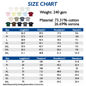 Camisetas de Hombre para Verano, Estilo Urbano, Personalizadas, Holgadas, con Estampado, de Algodón Sorona Transpirable, 240 Gramos - Product Image 4