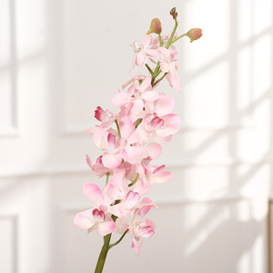 Orquídea <span class=keywords><strong>Dendrobium</strong></span> Artificial Realista, Flor de Orquídea Mokara Artificial, Orquídea Vanda Artificial de Tallo Largo para Decoración de Jarrones en Sala de Estar - Product Image 6