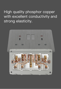 Giá bán buôn PC Chất liệu cắm ổ cắm nhà thương mại sử dụng ổ cắm điện và thiết bị chuyển mạch futina điện tường chuyển đổi ổ cắm - Product Image 4