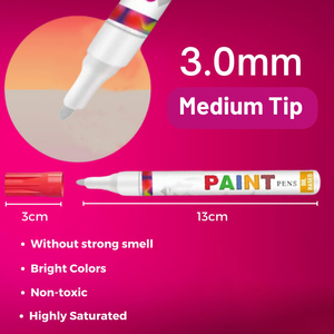 Marcador Permanente de Pintura para Neumáticos de Auto, Resistente al Agua, 15 Colores, para Caucho y Metal - Product Image 3