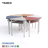 Table d'étude pour étudiants, ensemble table et chaise de lecture pour étudiants, ensemble bureau et chaise pour écoliers