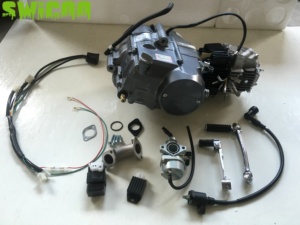 Kit de carburateur SWICOO à démarrage au pied, moteur <span class=keywords><strong>125cc</strong></span> robuste et puissant pour Pit Bike, Dirt Bike, VTT et moto - Product Image 5