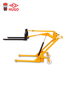 0.5T 1.5M Eenvoudige Kleine Opvouwbare Hand Push Grane Elektrische Heftruckstapelaar - Product Image 5