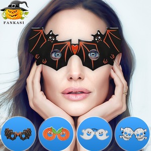 Gafas de Papel Fantasma, Accesorios de Disfraces de Halloween, Máscaras Divertidas para Fiestas - Product Image 3