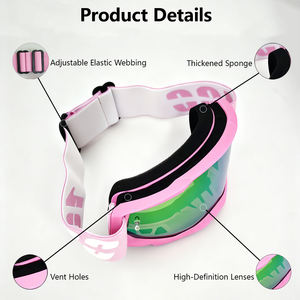 <span class=keywords><strong>Gafas</strong></span> de <span class=keywords><strong>Motocross</strong></span> Modernas para las Cuatro Estaciones, Lentes Protectoras HD Anti-UV400, Resistentes al Viento, al Polvo y Transpirables, para Uso Diario, Ciclismo, Esquí - Product Image 3