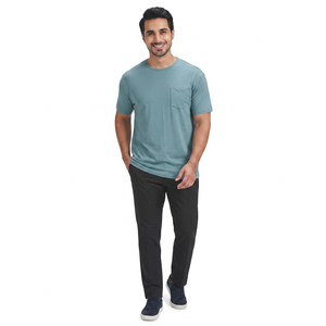 T-shirt graphique de haute qualité, lourd, surdimensionné, en coton, personnalisé, t-shirt pour homme, t-shirt imprimé ample et court pour homme - Product Image 1
