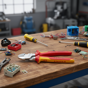 Cisaille latérale Knipex 74 06 200 1000V isolée en chrome vanadium fabriquée en Allemagne - Product Image 2