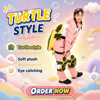 Vente en gros directe usine : Coussin de protection en peluche mignon et kawaii en forme de mini tortue verte pour genoux et fesses, idéal pour le snowboard, le ski et comme cadeau pour enfants