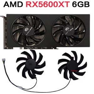 T129215SU,VGA GPU Cooler,พัดลมการ์ดจอ,สำหรับ MLLSE RX <span class=keywords><strong>5600XT</strong></span> 6GB,RTX 3060Ti 8GB,MLLSE RX <span class=keywords><strong>6600</strong></span> 8gb,การ์ดกราฟิกระบายความร้อน - Product Image 1