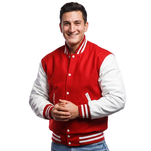 High Quality Custom Made Wool Varsity <b>Baseball</b> Bomber <b>Jackets</b> Latest Arrival Lettermen Design CollegeBaseballjacket <b>for</b> <b>men</b> - Product Image 1