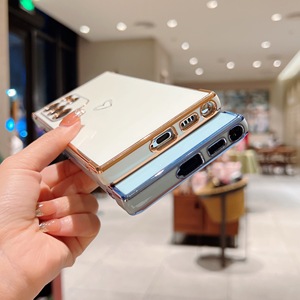 Étui de téléphone portable électroplaqué, petit amour creux pour <span class=keywords><strong>Samsung</strong></span> A34 5G, étui de protection d'objectif pour <span class=keywords><strong>Samsung</strong></span> galaxy 54 5G - Product Image 5