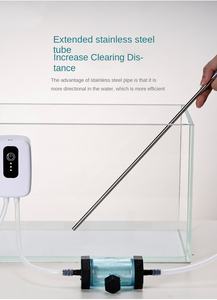 เครื่องดูดตะกอนในตู้ปลาแบบชาร์จไฟได้ คุณภาพเยี่ยม ความจุขนาดใหญ่ ฟังก์ชั่นหลากหลาย พร้อมปั๊มเปลี่ยนน้ำและตัวกรองขนาดใหญ่ - Product Image 4