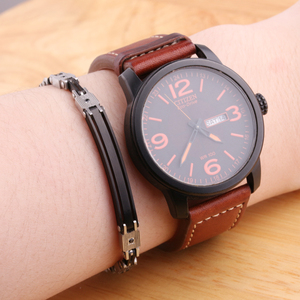 Punk Rock Dei Monili di Sesso Maschile In Acciaio Inox di Collegamento Catena Della Bicicletta Del Braccialetto - Product Image 4