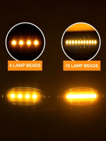 Kit d'éclairage de calandre LED style Raptor, 12 LED, pour camions, SUV, décoration automobile, signalisation d'avertissement