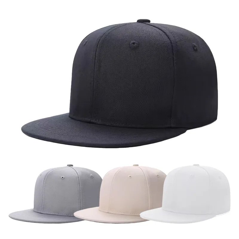 Özel baskı beyzbol şapkası katı renk beyzbol şapkası özel yapılandırılmamış % beyzbol şapkası % 100% pamuk