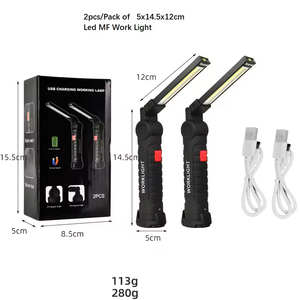 Lámpara portátil magnética todo en uno, recargable por USB con 5 modos, adecuada para talleres interiores y actividades al aire libre - Product Image 3