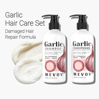 Shampooing et après-shampoing à l'ail avec marque privée stimule la croissance des cheveux Prévenir la perte de cheveux Soulage les démangeaisons du cuir chevelu