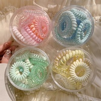 2025 nouveau petit Style de queue de cheval frais haute élasticité cheveux cravates Durable étudiant téléphone cordon cheveux cravate avec haute bande de caoutchouc