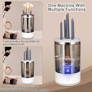 Dispositivo Limpiador de Brochas de Maquillaje Eléctrico de Rotación Automática de 7000 RPM, Conveniente y de Limpieza Rápida - Product Image 4