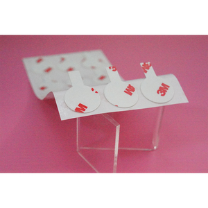 Cinta adhesiva personalizada de doble cara troquelada acrílica de algodón con logotipo impreso - Product Image 3