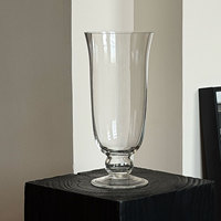 Vase en verre transparent, design minimaliste, vase hydroponique pour fleurs, décoration de vase pour la maison et l'hôtel, arrangement floral