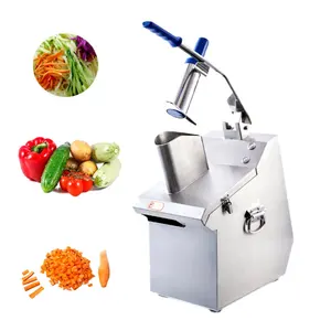 GS23 Stainless Steel Small Vegetable Cutter Machine for Shredding Slicing Cubing Cutting of Shallot Cucumber Carrot Potato, Etc