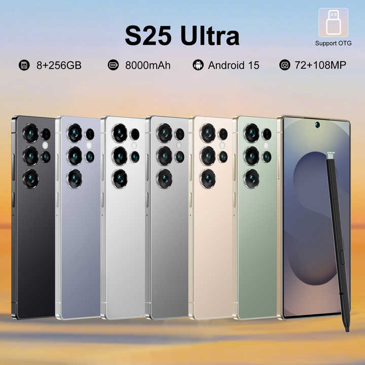 2025 Original S25 Ultra 5G Dual SIM Cellphone 4K LED 108MP Rear Camera 2025 Original S25 Ultra 5G Dual SIM Cellphone 4K LED 108MP Rear Camera