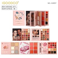 Palette de fards à paupières style livre, collection mate et scintillante, blush tout-en-un, 8+ couleurs, palette de maquillage, palettes de sombras