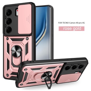 Nuove Custodie per Cellulari con Design Scorrevole, Antiurto in PC, Supporto Magnetico ad Anello per Tecno Pova 7/6/5/4 Camon 40/30 Pro - Product Image 5