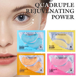 KORMESIC - Parches de Mascarilla para Ojos con Colágeno Multiefecto Reafirmante de 7.5g, Venta al por Mayor, Personalizables, con Oro Nutritivo, Vitamina C Blanqueadora y Ácido Hialurónico - Product Image 1