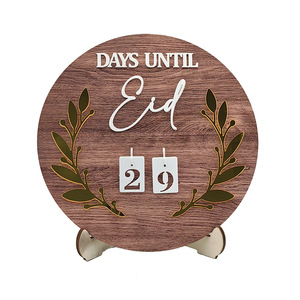 Nuevo diseño acrílico Ramadán Adviento calendario regalos Día de los días de Ramadán hasta Eid cuenta regresiva Mubarak Decoración - Product Image 1