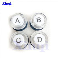 Prix usine 33mm Arcarcade Led bouton poussoir 1P/2P 12/5V LED IIluminated boutons poussoirs bouton d'arcade sur le roi de la console de boxe
