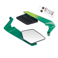 Accessoires de moto, nouveau style, miroir rétroviseur universel en alliage d'aluminium, style graffiti coloré, déflecteur de vent