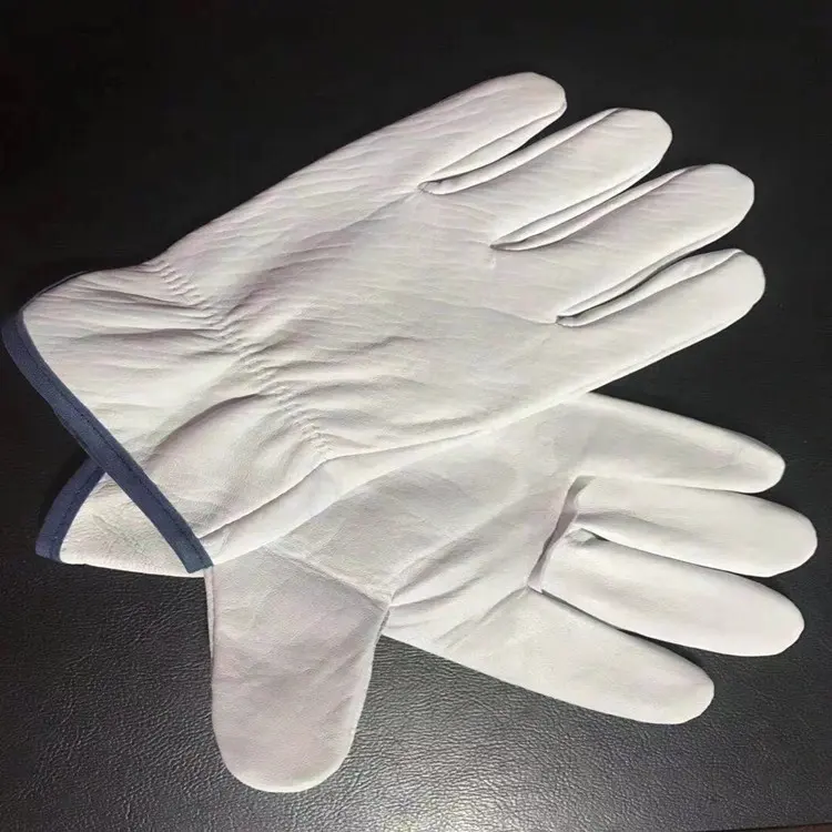 Industrial Premium Pigskin Deerskin soft white leather Sheepskin Leather goat leather Working Safety Protective Driving Gloves