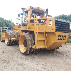 รถบดอัดดิน Caterpillar CAT826H มือสอง ความจุ 4 เมตร ใช้เครื่องยนต์ Cummins ทรงพลัง ประสิทธิภาพสูง เชื่อถือได้ ทนทาน เหมาะสำหรับงานดูดอัดดินในพื้นที่ขยะ - Product Image 1